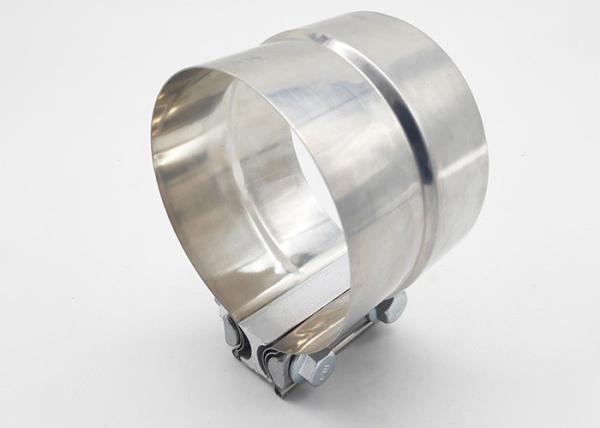 SS304 76.2mm braçadeira de faixa da exaustão de 3 polegadas com junção apertada