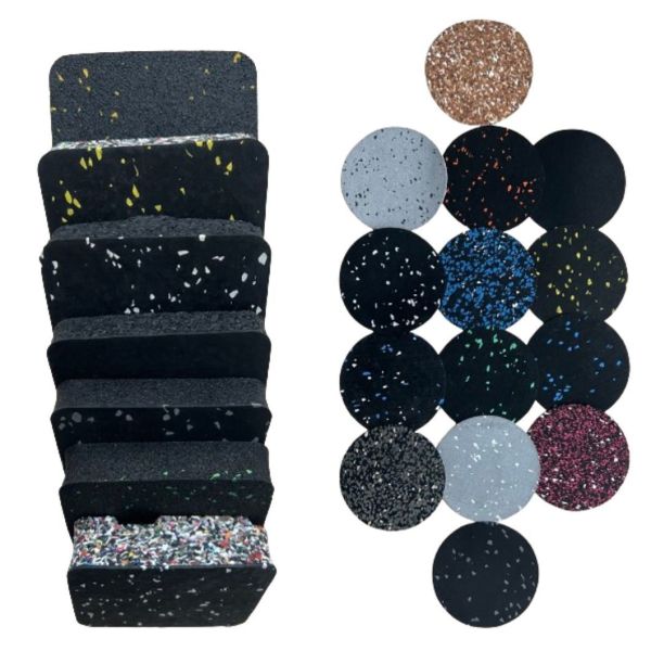 Durable Gym Rubber Matting for Heavy Equipment Free Weights and Functional Training Activities