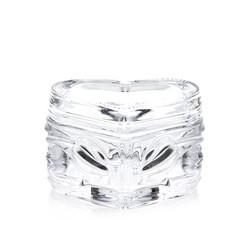 Heart crystal glass jewelry case box for wedding gifts