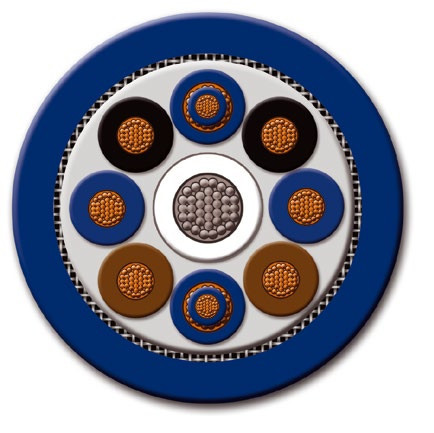 Type NSHTÖU – K Mining Reeling Power Cable Is Specifically Designed For Use In