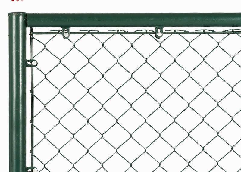 12 зеленого фута отверстия загородки 45x45mm Diamand звена цепи PVC