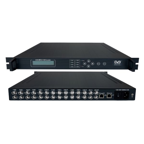 8IN1 MPEG-2 SD Encoder(8AV+1ASI)