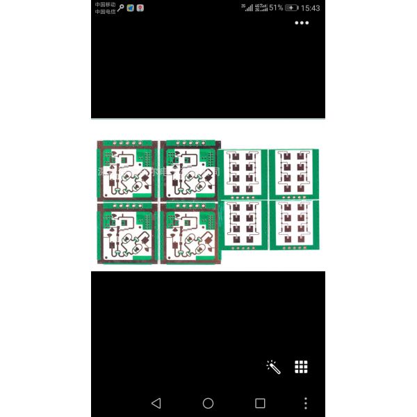 5.8GHZ / 24GHZ Sensor Module PCB 24GHZ Rogers K-band X-band Rigid Custom PCB Boards for Automatic Door light Module