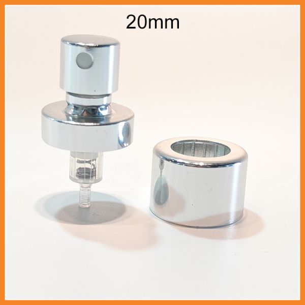Wholesale 15mm 20mm Aluminum Crimp Continuous Sprayer with Collar for Industrial Use