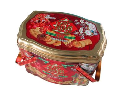 recipiente de Tin Cans Cookie Tin Storage do presente de 350g ISO9001