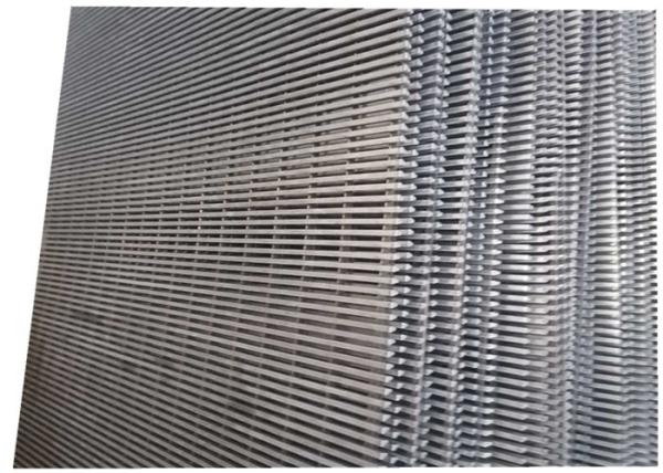 10micron 30inch Wedge Wire Screen , Dewatering Screen Panels Silver
