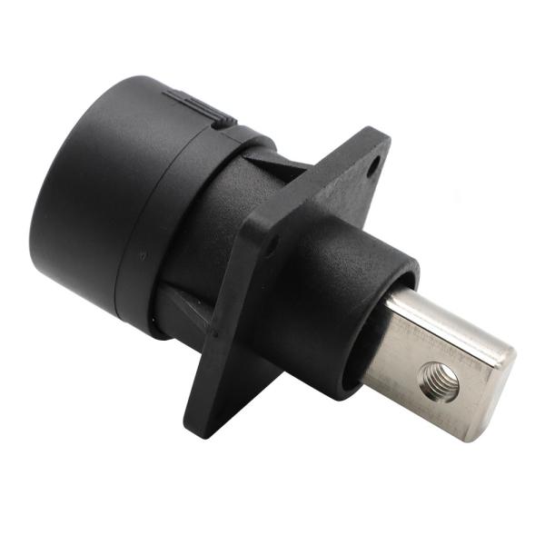 Black High Voltage DC Connector 100A 1000 Volt For solar energy storage