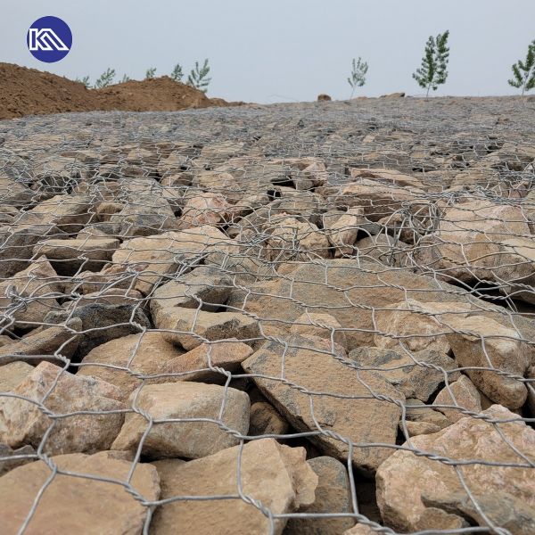 panier en treillis galvanisé en gabion à vendre