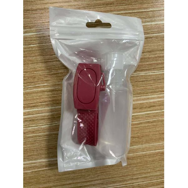 Silicone Hand Sanitizer Bracelet Dispenser Wristband Printing Technique