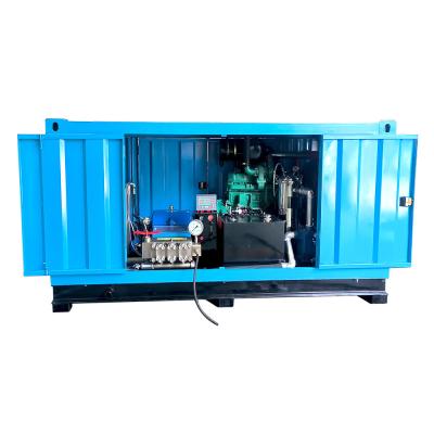 Equipo de chorro de agua de alta presión de 1000 bar Equipo de limpieza de tubos de condensadores industriales