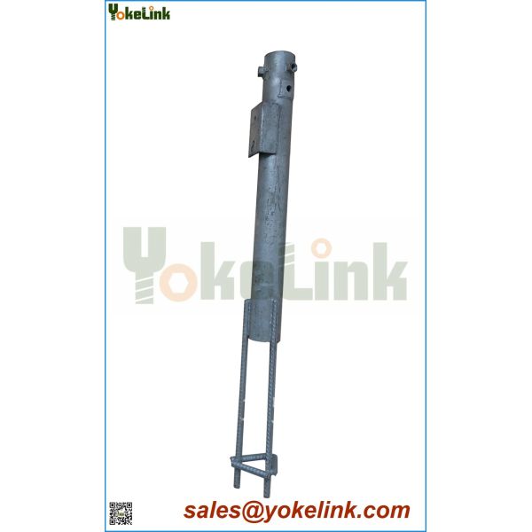 Hot dip galvanized carbon steel Solid Shaft Helix Screw Anchor
