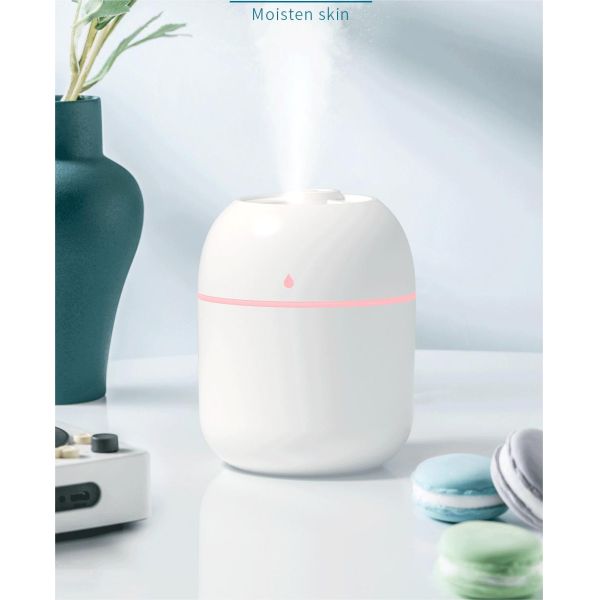 USB RGB Light Mini Car Water Drop Desktop Aromatherapy Air Humidifier for Household