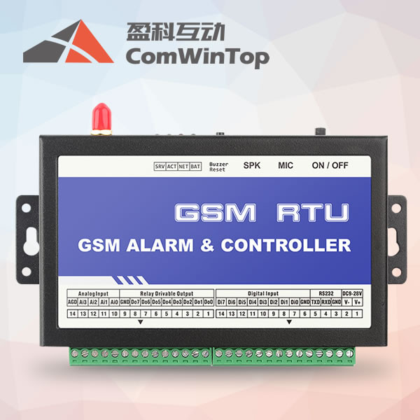 GSM Telemetry, Data Acquisition and SMS Alarm (8DI, 8DO, 4AI)