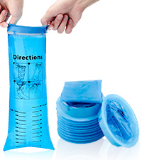 Vomit Bags Disposable Barf Bags 10Pack,1500ml White High Density Emesis Bags With Snap,Perfect For Morning Sickness