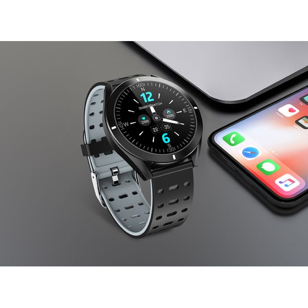 Браслет Sphygmograph отслежывателя тарифа сердца Smartwatch 1.3inch кровяного давления ECG