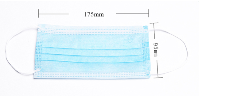 3 Ply Face Mask Surgical Disposable Adult Use Anti Virus and Germs Waterproof