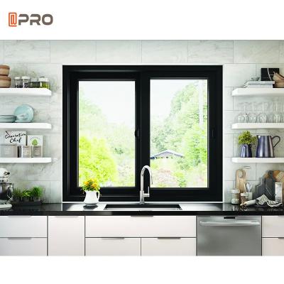 Modern Style Double Glazed Aluminium Sliding Windows