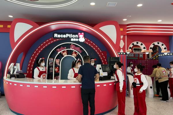 Aire de jeux intérieure personnalisée pour enfants de 3 à 12 ans avec dispositifs de sécurité