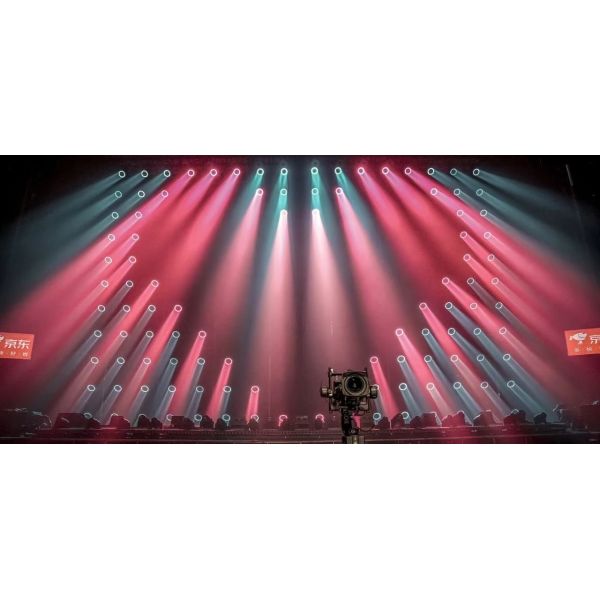 Project Installation 300w Moving Head RGBW 4in1 Wash Effect LED Lights for Wedding Stage