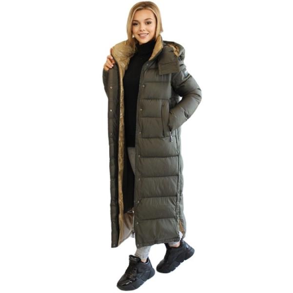 FODARLLOY Ladies Warm Hooded Cotton-padded Clothes Slim Long Down Winter Jackets Women Coats