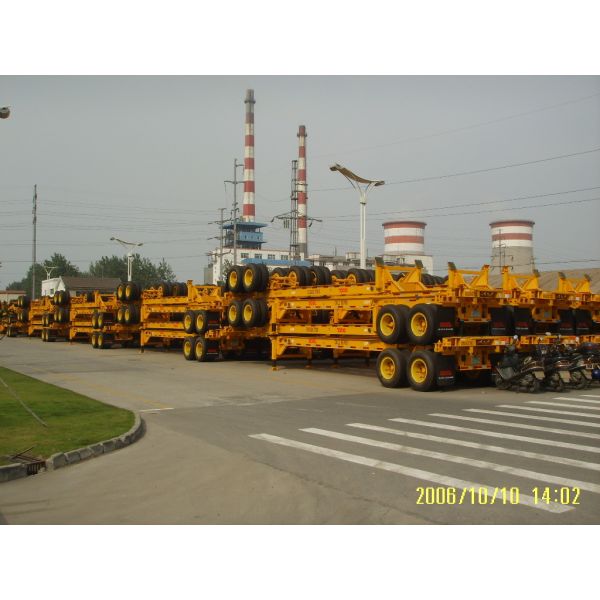 Heavy Duty Flat Bed Semi Trailer 3mm Diamond Platform t700 Steel Corrugated Sheet Metal