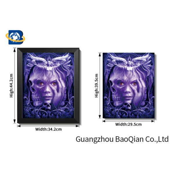 Free Samples Wall Decor Picture , 3d Moving Flipped Printing / wall poster