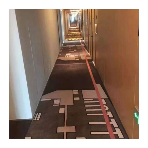 Commercial Flooring Fire Proof Wilton Carpet with Modern Style Solution Provider