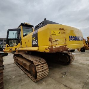 Стрелец Komatsu PC 400 Экскаватор Использованные трассы экскаватора с 1,9 м3 ведро