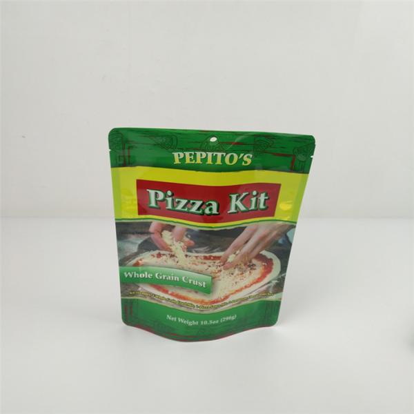 O saco do alimento que embala a folha feita sob encomenda do café dos sacos de Logo Smell Proof está o suporte acima impresso do malote acima dos sacos que embalam a pizza