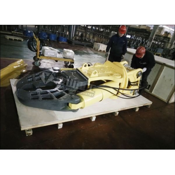 Двойной металл экскаватора цилиндра режет мотор вращения 360 градусов гидравлический