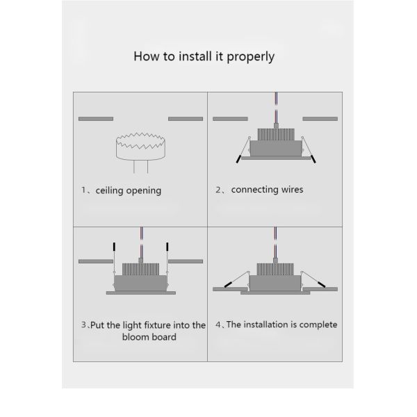 Aluminum 12W LED Spotlight DALI Dimmable Ceiling Mount AC180V