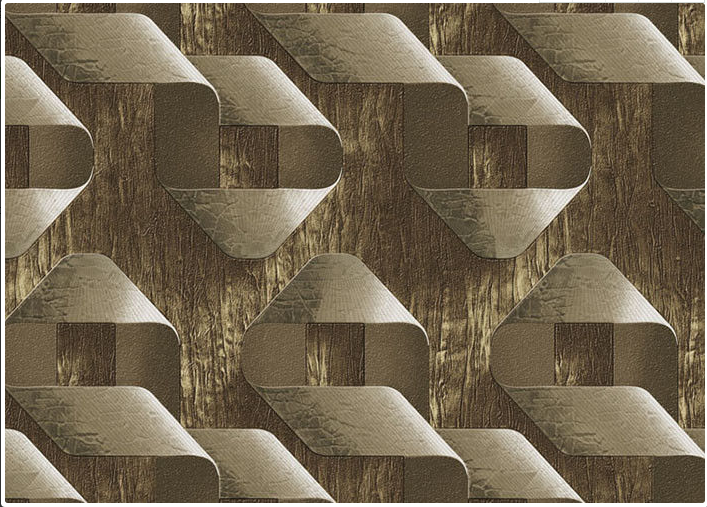 Mould - Proof Removable home decoration wallpaper With Geometric Pattern