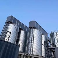 Réservoir de silo plié en spirale cylindrique résistant à la corrosion pour le stockage des grains