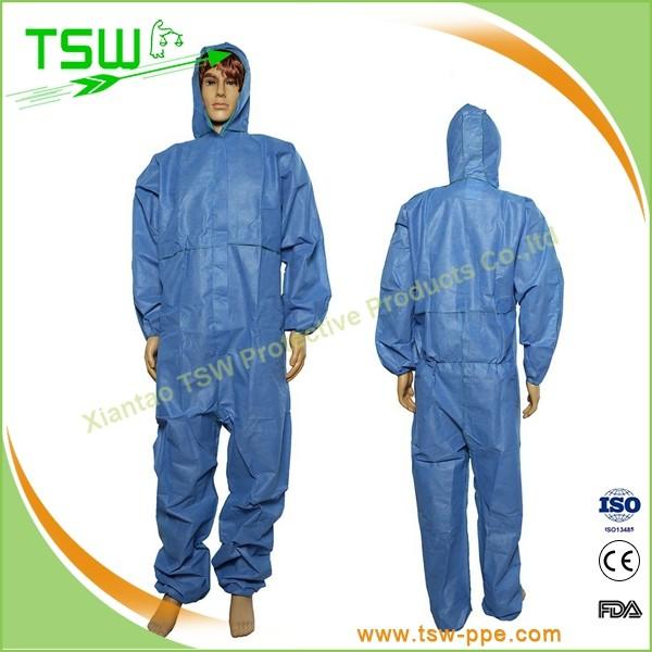 OEM Non Irritating Disposable Polypropylene Coverall