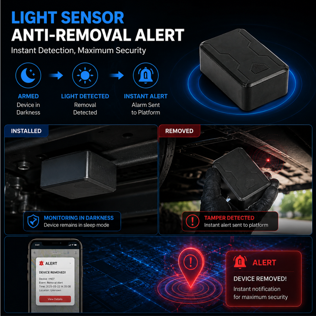 VN07 4G Long Standby Vehicle GPS Tracker