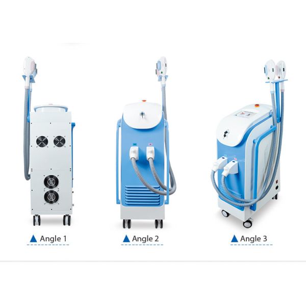 Glace de machine d'épilation de laser d'OPT de chargement initial du semi-conducteur SSR Shr d'Elos refroidissant 2 In1