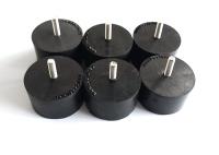Durable Rubber Shock Absorbing / Industrial Vibration Dampers Custom Any Size