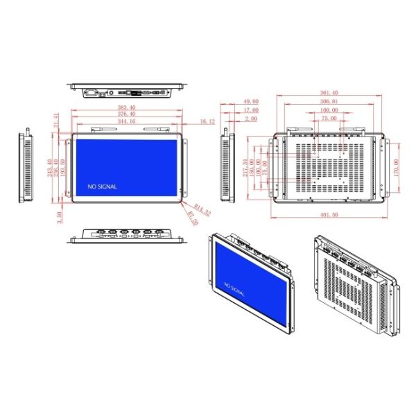 17-Inch Screen for Factory Automation and Logistics Systems