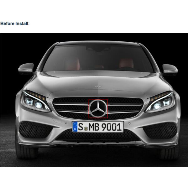 Mercedes-Benz Front Grille logo LED Light Badge Light Auto Led Lights Auto Emblem