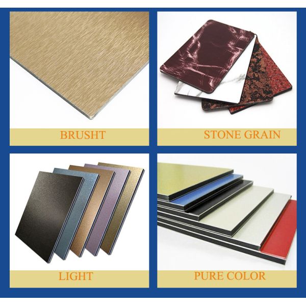 Outdoor Traditional Panel Aluminum Sandwich Panel with Aluminium Mirror White Cross
