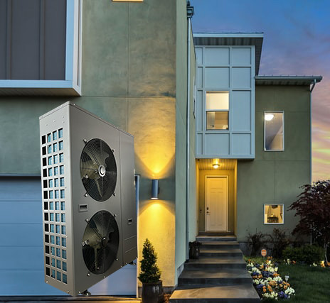 Eco Friendly R32 220V Monoblock Heat Pump Boiler Domestic Use