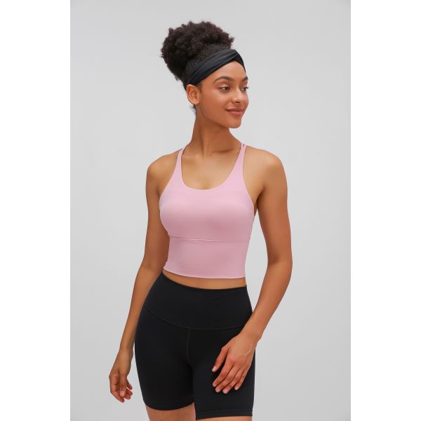 Mustard Yellow Yoga Twist Headband Soft Stretch Non Slip for Women