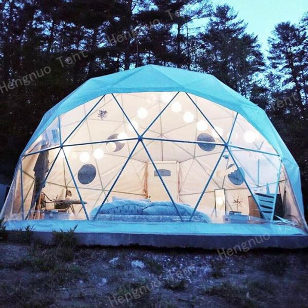 Luxury Camping Equipment China Outdoor Glamping Geodesic Dome Tent For Sale