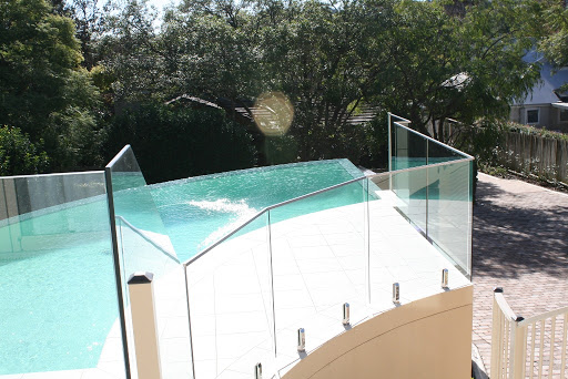 Outdoor Glass Railing Aluminium Tubular Balustrade