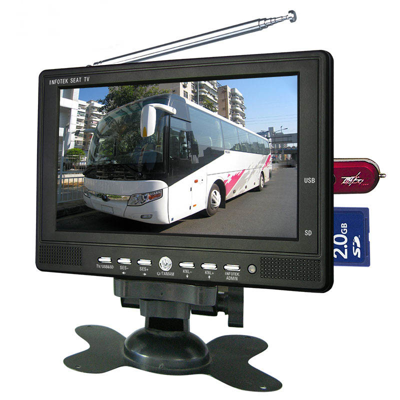 Квадратный разделенный 7-дюймовый TFT автомобильный LCD-монитор с задним видом