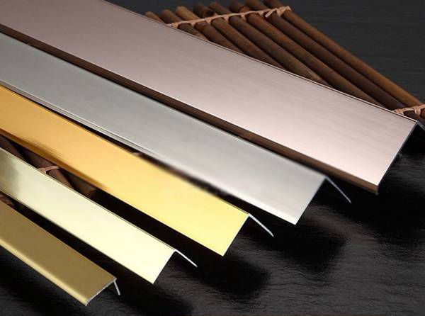 Gold 3.0m Decorative Brass Trim Strips Furniture Decoration