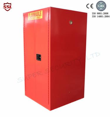 Red Paint & Ink Chemical Storage Cabinet For Flammable Liquids , 60 Gallon