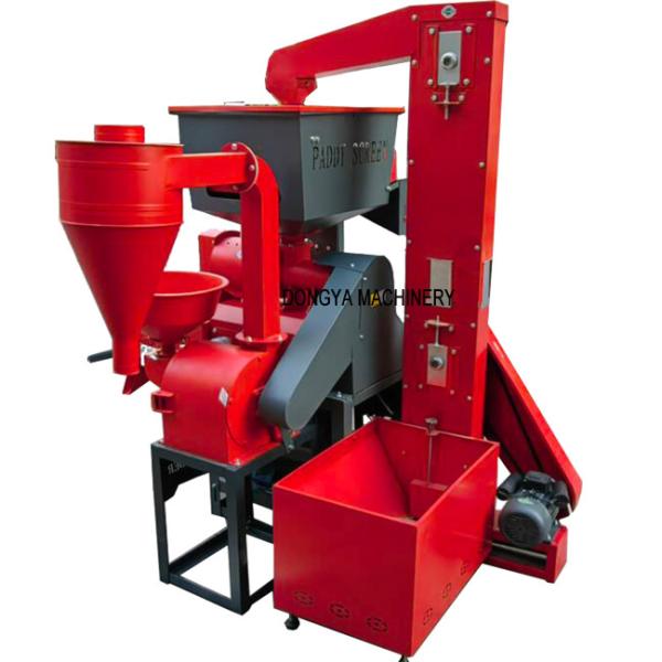 yifeng AGRO 11KW 700-1500KG Combined Rice Mill Machine with Elevator  for Commercial Use