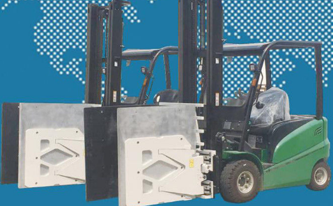 High Rise Forklift Carton Clamp 380-1530mm Opening