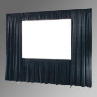 16:9 Proyectores y equipo de presentación Pantalla de proyector de pie plegable rápido con kit de vestimenta